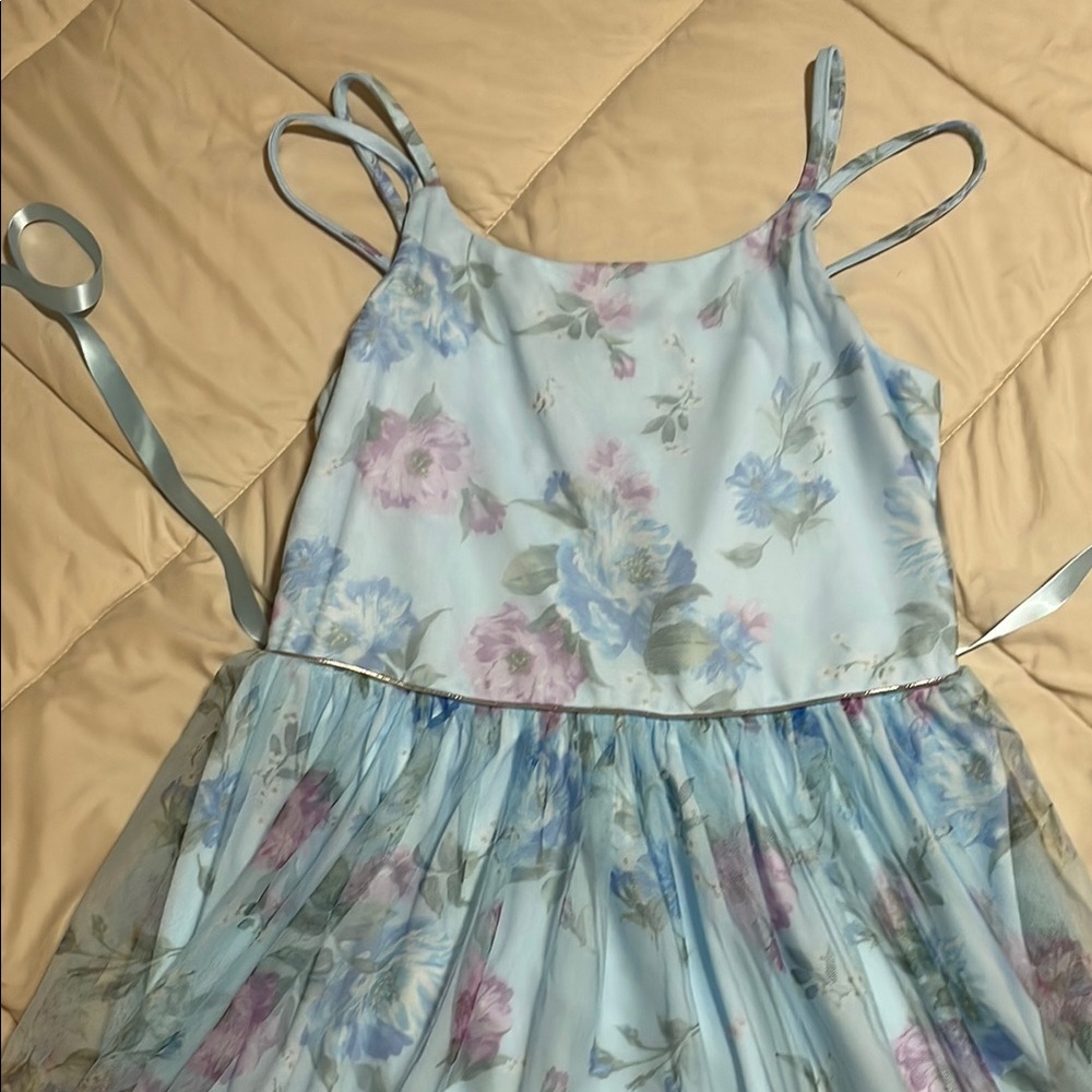 Floral Kids Formal Dress